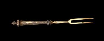 GAFFLAR, 12 st, silver, troligen 1800-tal.
