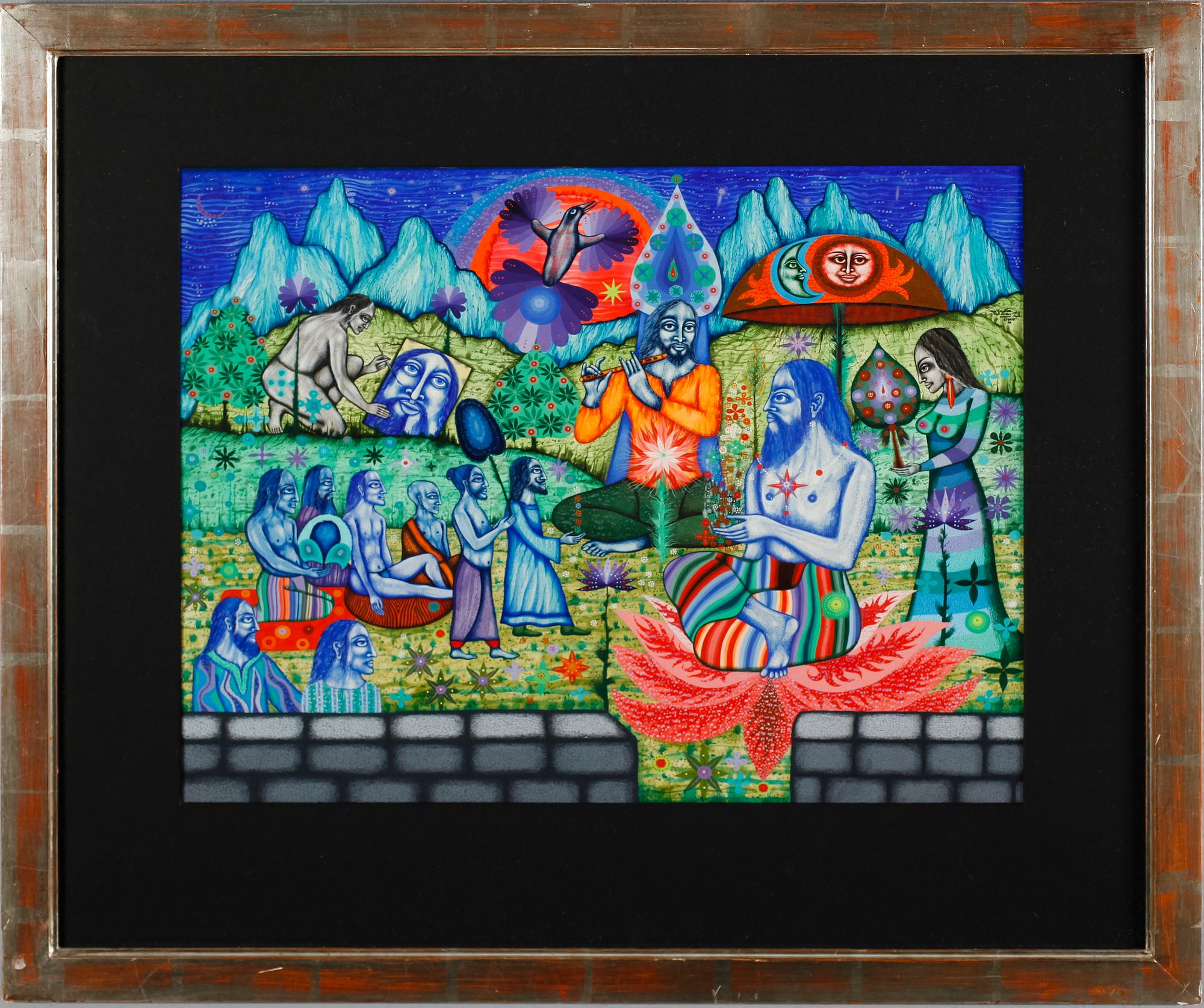 GERALD STEFFE, gouache, signerad och daterad 72.