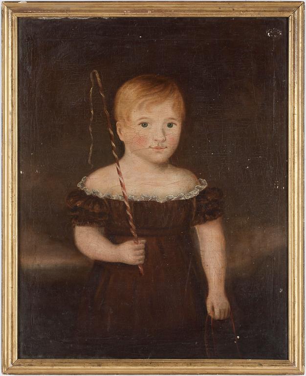 OKÄND KONSTNÄR, olja på duk, 1800-tal.