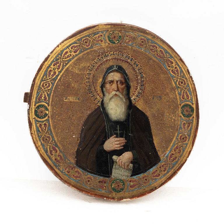 Icon, Russia, circa 1900, St Methodius.