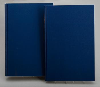 BÖCKER, 2 vol, "Fogelboken", Olof Rudbeck dy, René Coeckelberghs Bokförlag, Stockholm, 1985.