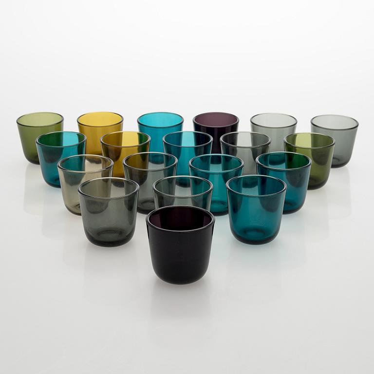 Kaj Franck, dricksglas, 19 st, modell 5023, Notsjö 1900-talets mitt.