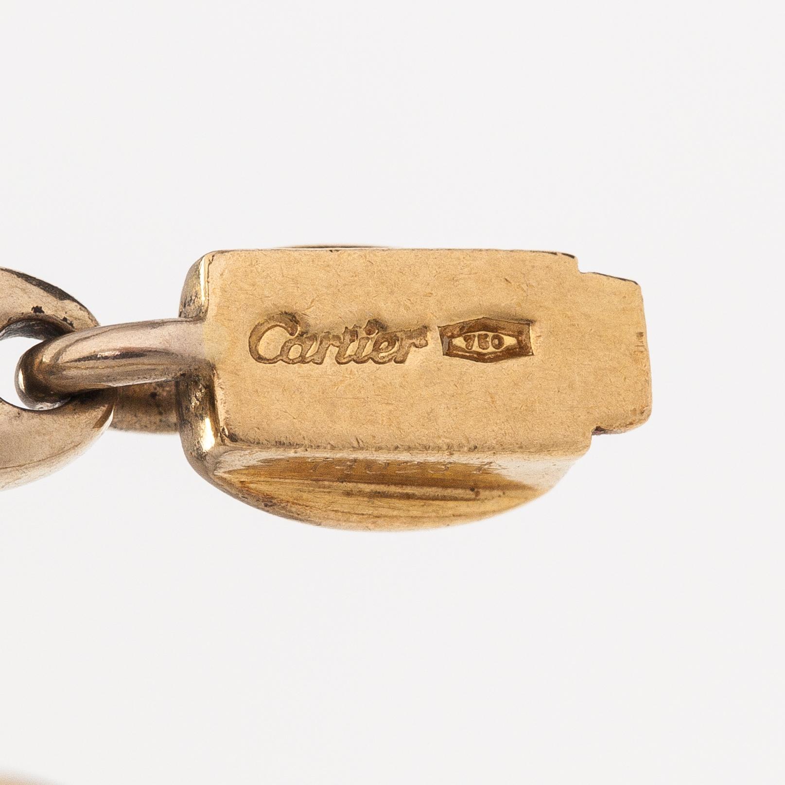 Cartier, Kaulakoru, 18K valko- js keltakultaa. Merkitty Cartier, 740237.