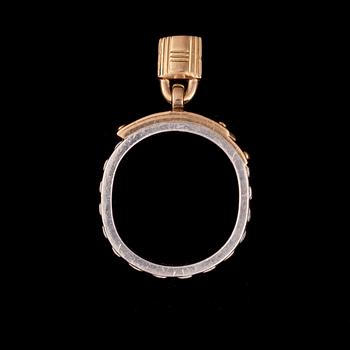 RING, "Kelly", silver och guld. Hermès. Vikt ca 10,8 g.