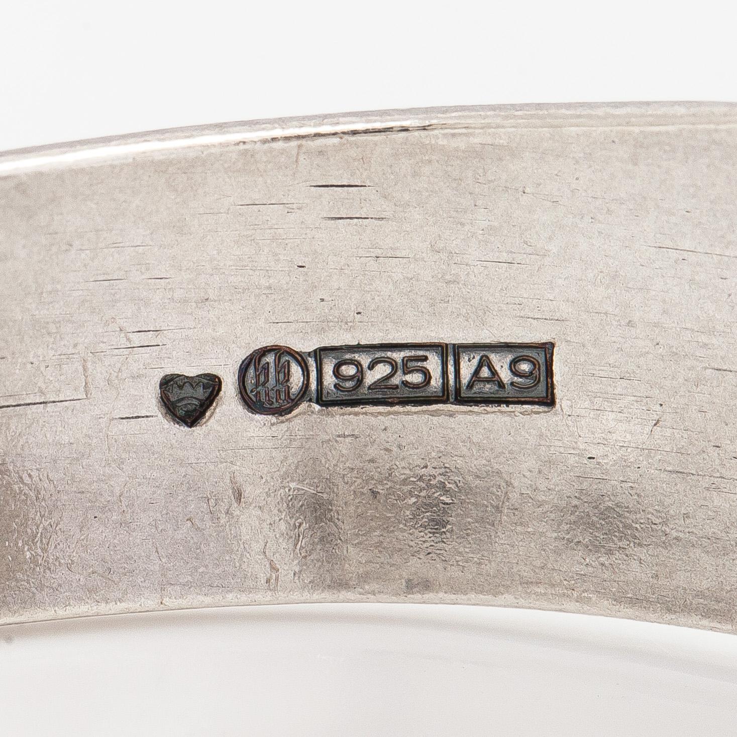 Germund Paaer, bracelets, 2 pcs, silver. Kalevala Koru.
