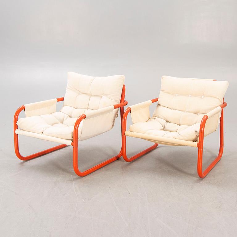 Thomas Jelinek & John Forsén, fåtöljer, 1 par, "Kuling", IKEA, 1971.