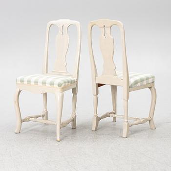 A set of 10 chairs, Rococo style, 1949.