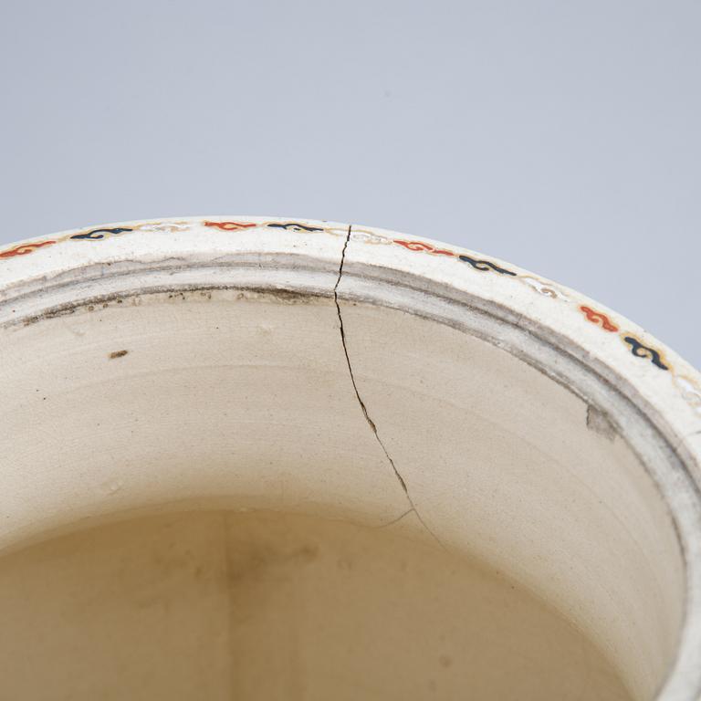 A tripod with cover, Satsuma, Japan, Meiji (1868-1912).