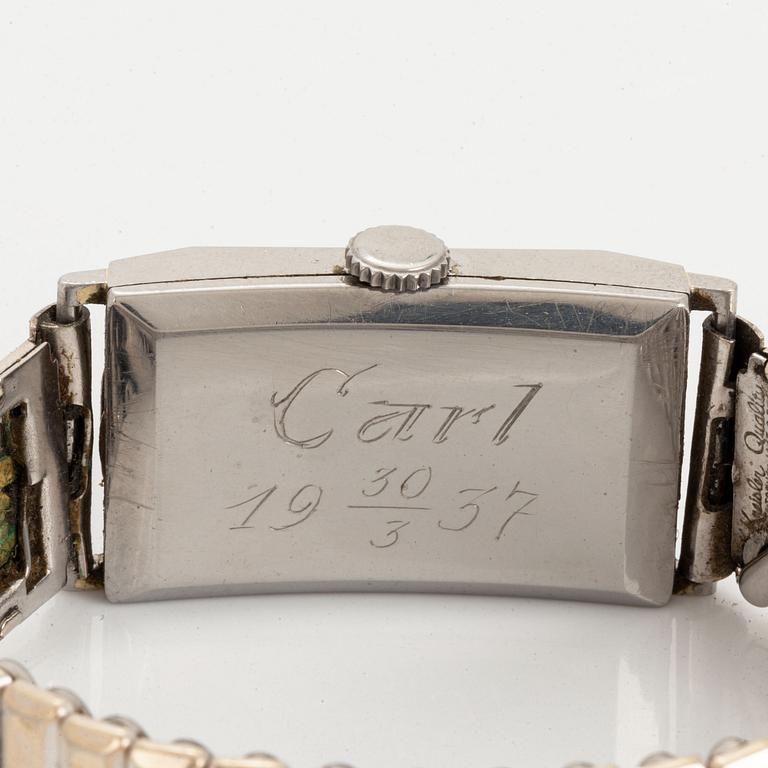 Omega, wristwatch, 19,5 x 31 mm.