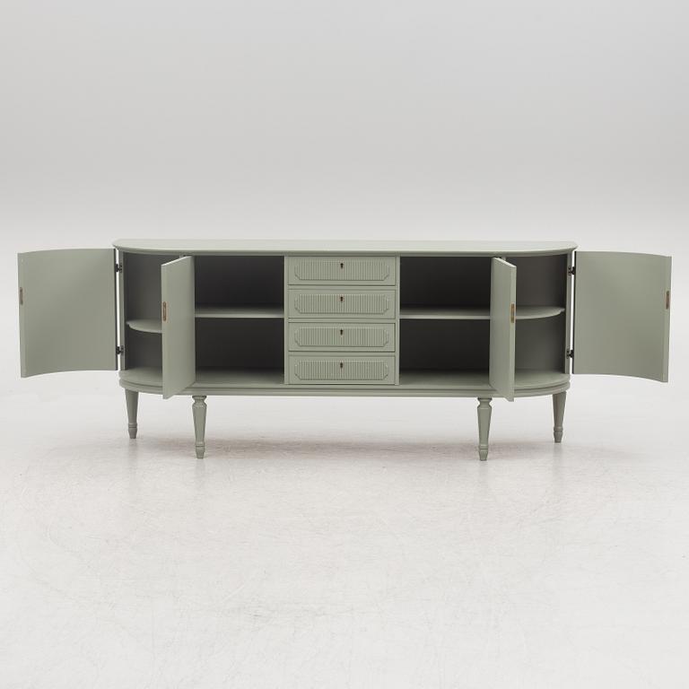 A Gustavian style sideboard, late 20th century.