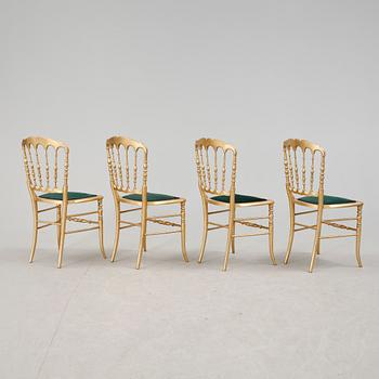 SOFFGRUPP, 5 delar, "Chiavari", tidigt 1900-tal.