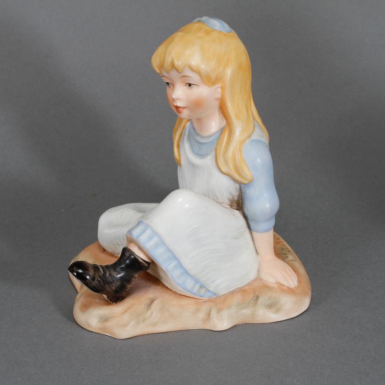 FIGURINER, 6 st, keramik, Goebel, Tyskland 1900-talets slut.