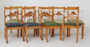 STOLAR, 9 st, senempire, 1800-talets mitt.