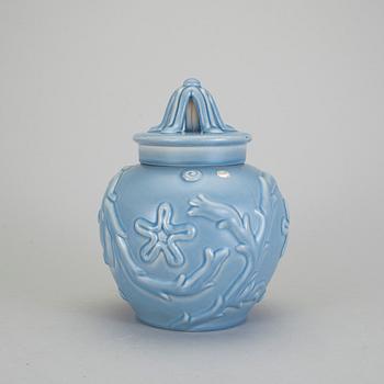 URNA med LOCK, flintgods. Eva Jancke-Björk, Bo Fajans, 1940-/50-tal.