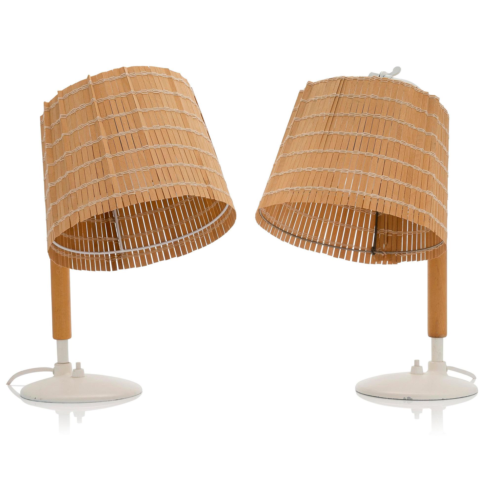 Paavo Tynell, a pair of 1930s table lamps for Taito.