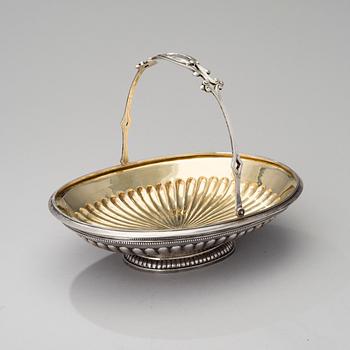 VENÄLÄINEN KAHVIKALUSTO, 5 OSAA, hopeaa, Pietari noin 1898, tuntematon mestari.