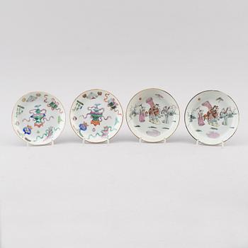 FAT, 2 par, porslin, Kina, 1800-/1900-tal.