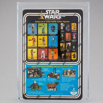 STAR WARS, Death Star Droid 21 back-A AFA80 NM, Kenner 1979.