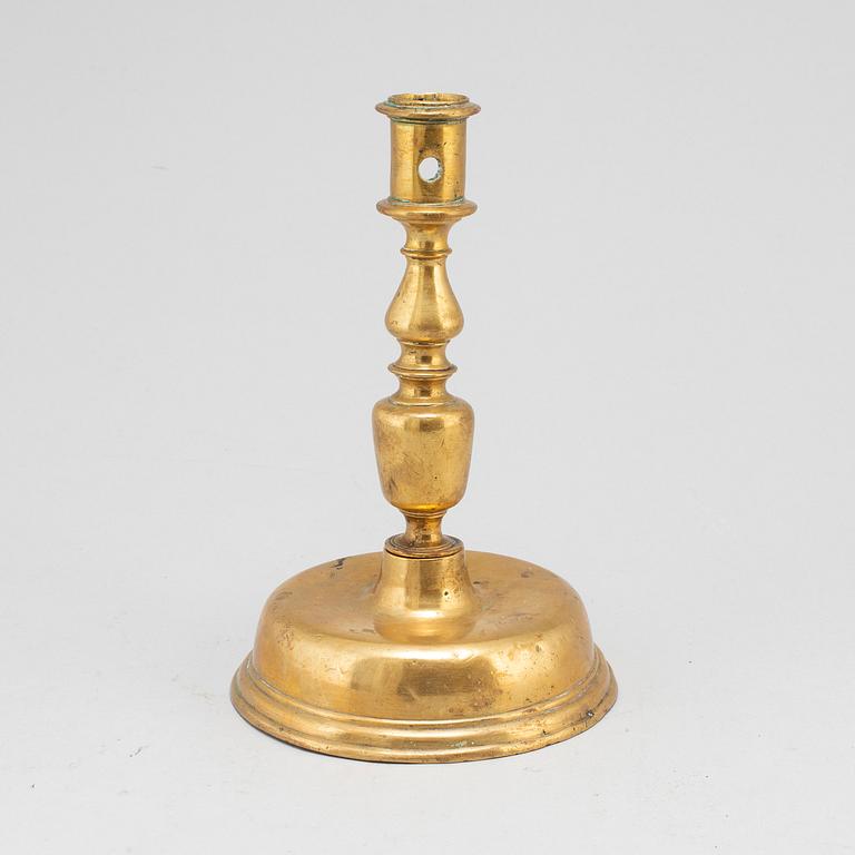 LJUSSTAKE, brons, 1600-tal.