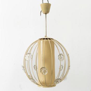 Harald Notini, a rare ceiling lamp model 11509, Arvid Böhlmarks Lampfabrik, Stockholm, 1950s.