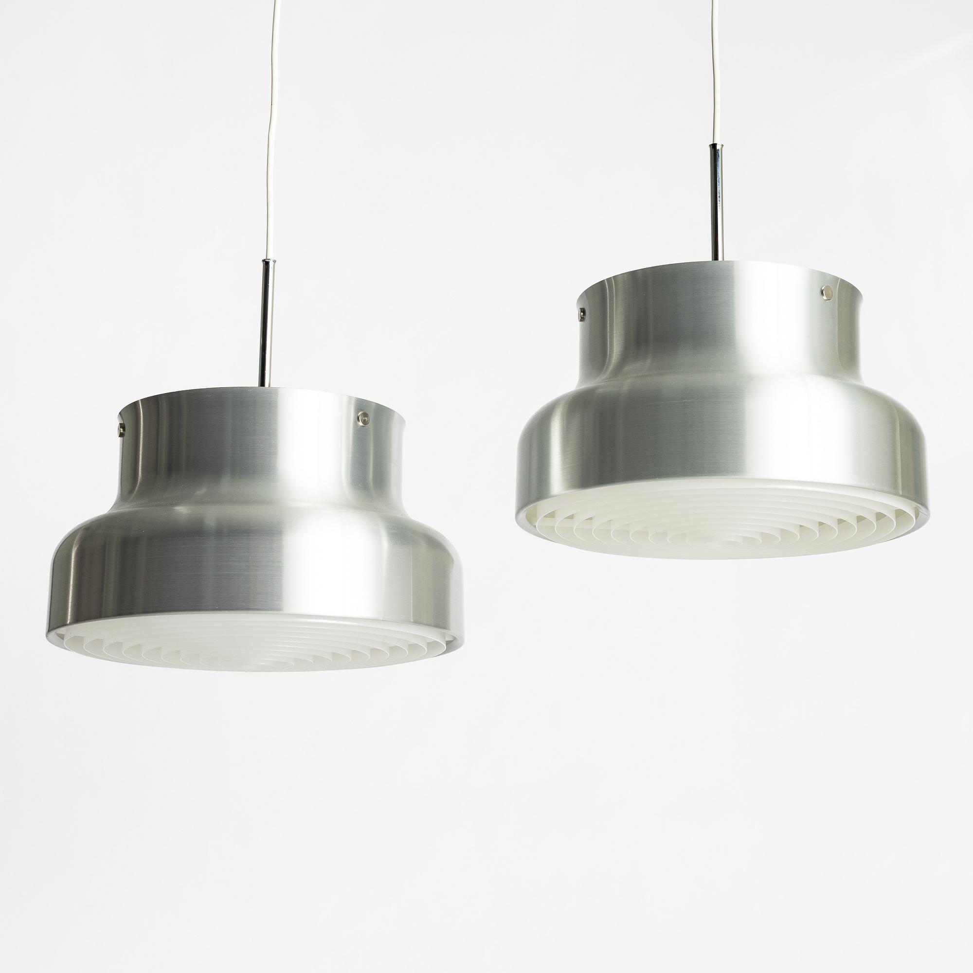 Anders Pehrson, a pair of 'Bumlingen' ceiling lamps, Ateljé Lyktan, Åhus.