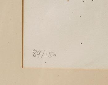 OKÄND KONSTNÄR, litografi, sign Vaquero Turcios.