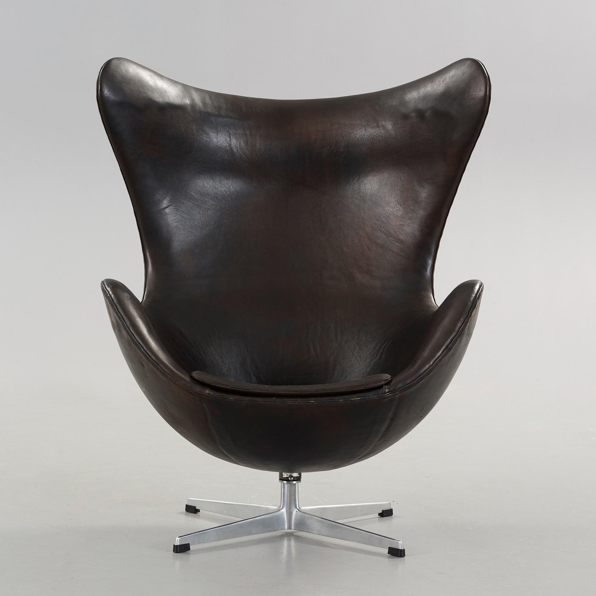 Arne Jacobsen, fåtölj, "Ägget", Fritz Hansen, Danmark 1963.