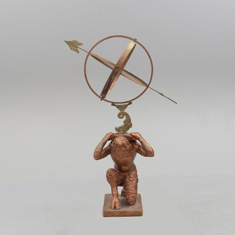 GINO MANCA, a concrete sculpture/pedestal, signed and dated 1971.