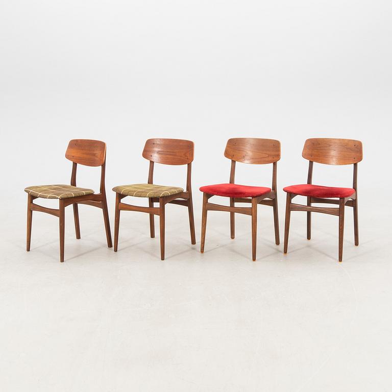 Chairs, 4 pieces, 1960s, Denmark.