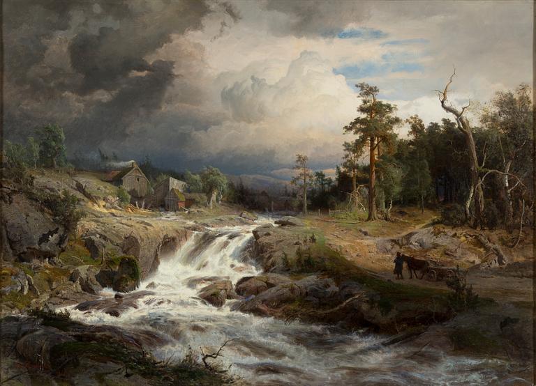 GUSTAF RYDBERG, oil on canvas, signed G.Rydberg and dated 1865.