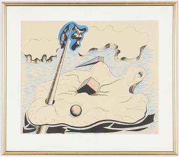 Vilhelm Bjerke-Petersen, Surrealist Composition.