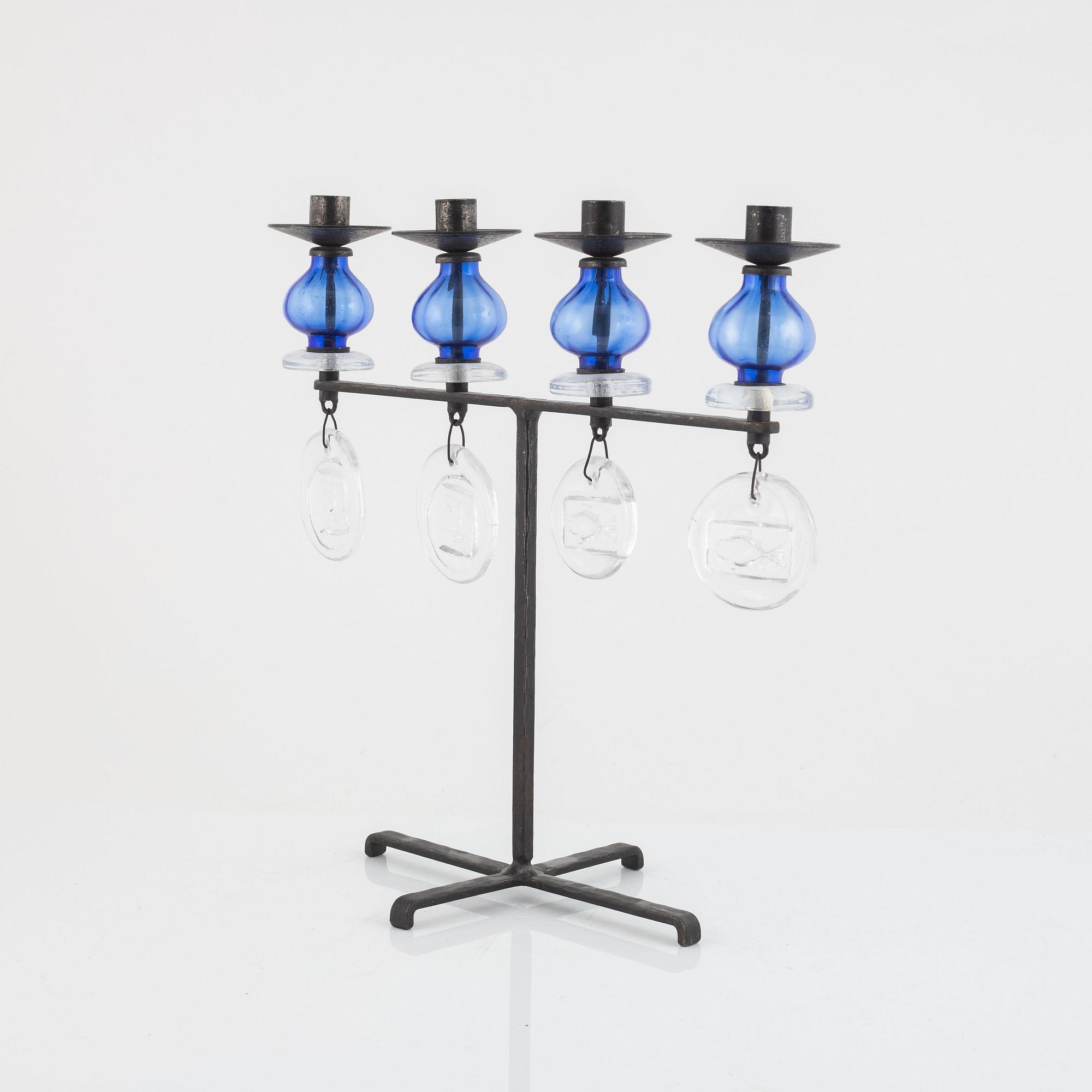 Erik Höglund, kandelaber, 1900-talets andra hälft.