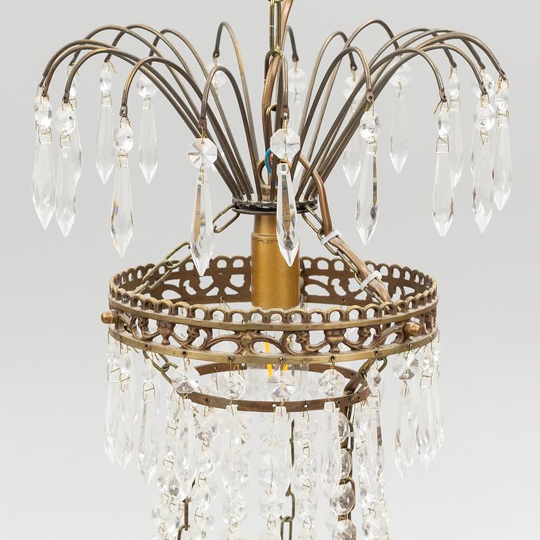 An Empire style chandelier, second half of the 20th Century.