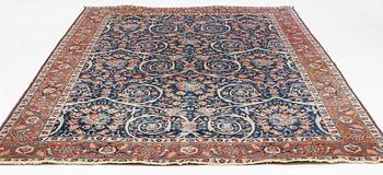 A Tabriz carpet, circa 326 x 228 cm.