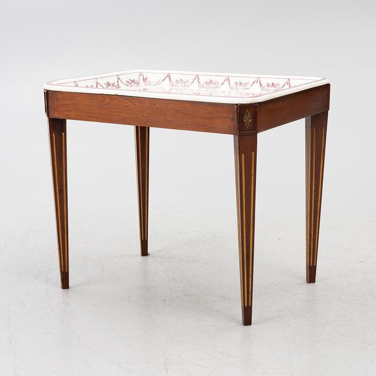 Rörstrand, a tea table, first half of the 20th Century.