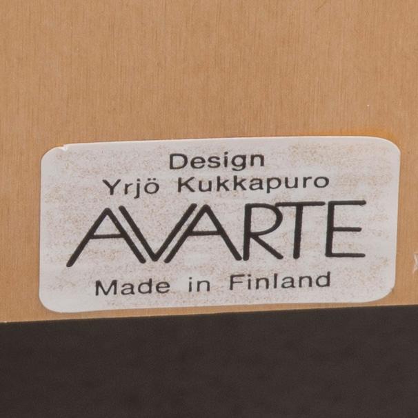 KARMSTOLAR, 2 st, Yrjö Kukkapuro, Avarte, Finland.