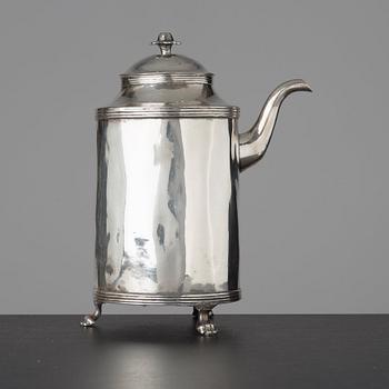 A late Gustavian circa 1800 coffee-pot.