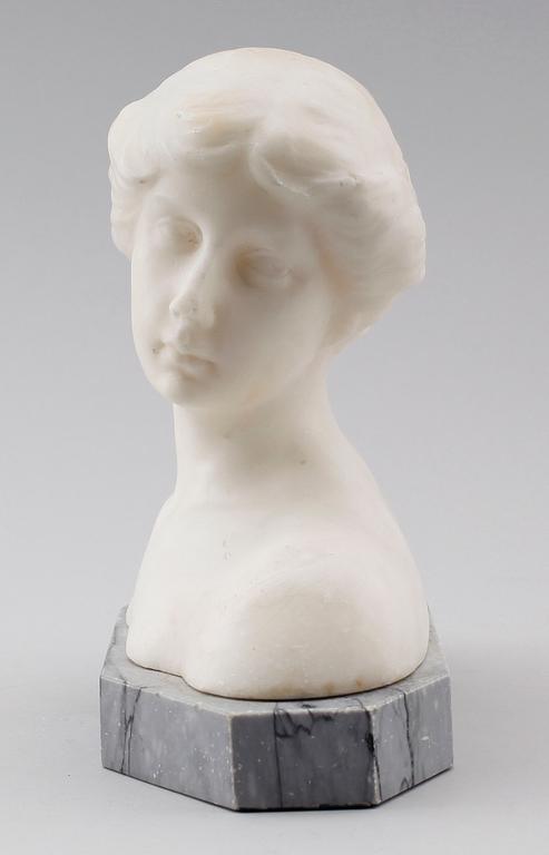SKULPTUR, alabaster, 1900-talets första hälft.