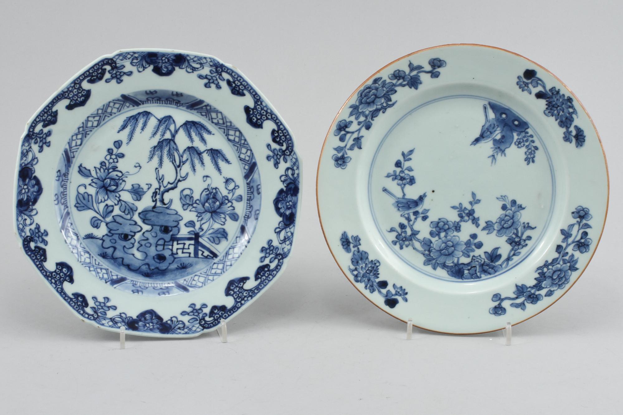 TALLRIKAR, 10 st, porslin, Kina, 1700-tal.