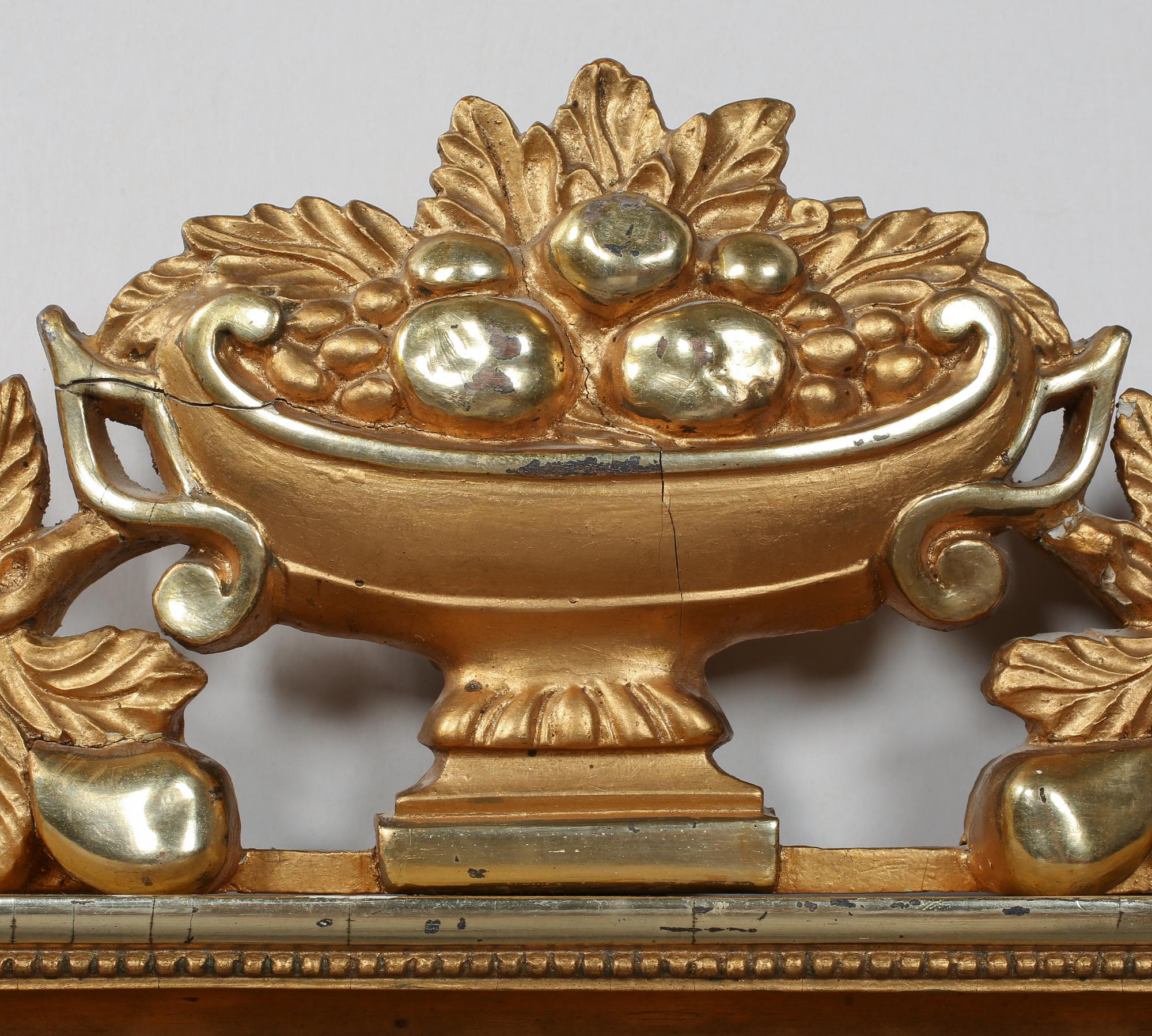 SPEGELLAMPETT, Västsverige, märkt med otydlig hallstämpel, Karl Johan, 1800-talets första hälft.