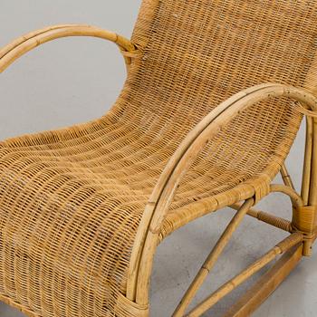 A ROCKING CHAIR, first half of 20th century.