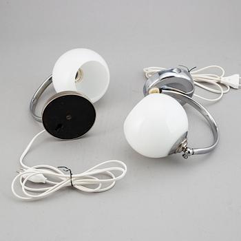 A PAIR OF TABLE LAMPS, 1930's.