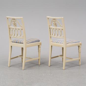 6 swedish chairs from Lindome, circa 1800.