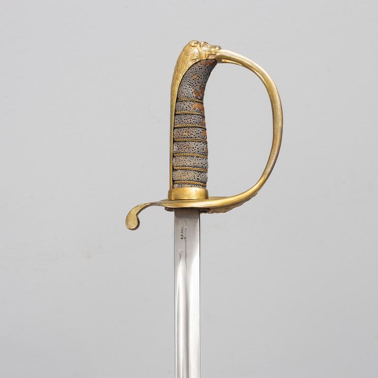 Sabre, Swedish, for officer, second half of the 19th century.