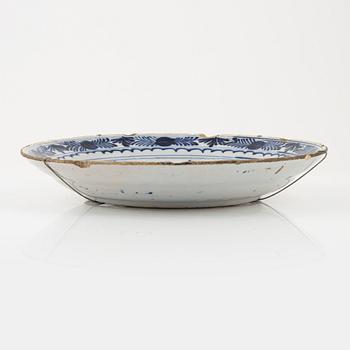 fajance plate, Holland, 1700/1800's.