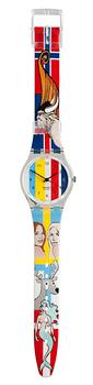 172. Swatch - Memory from the north. Limiterad till 5000 ex, not numbered. 33mm. Spring / Summer 2004.