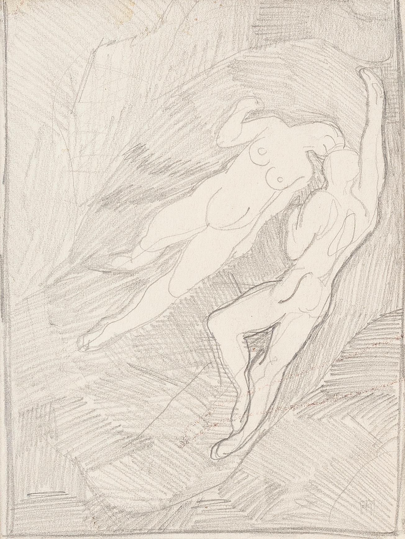 Axel Törneman, Figurative compositions, 2 pcs.