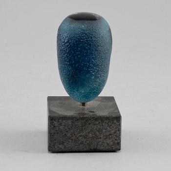 SKULPTUR, glas, Bertil Vallien, Boda, signerat, 1900-talets sista del.
