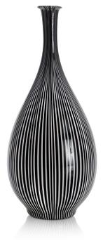 1097. A Carlo Scarpa "Tessuto" glass vase by Venini, Murano, Italy 1940-50´s.