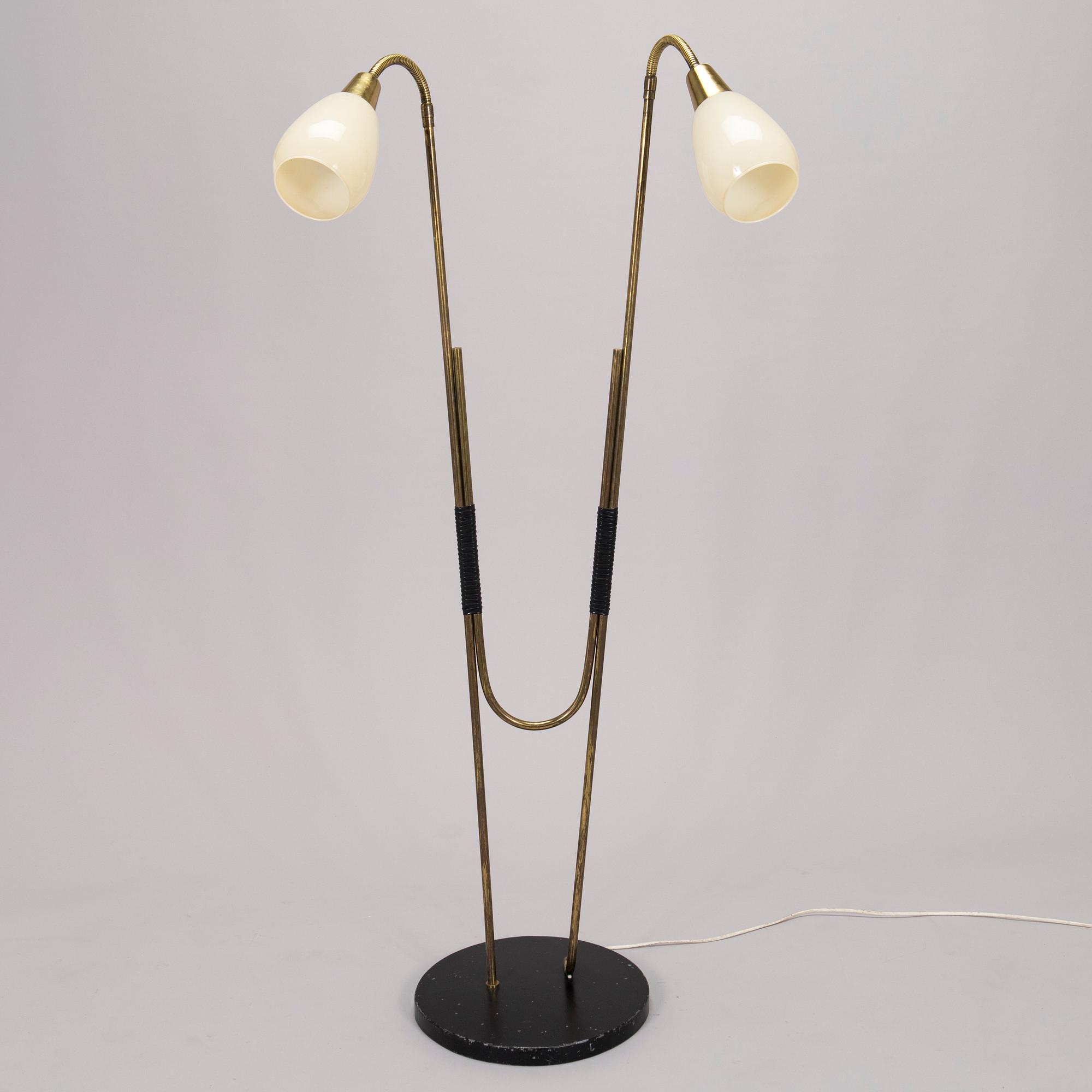 A 1950s floor lamp.